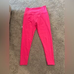 Beyond Yoga Vibrant Pink Spacedye Leggings